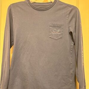 Vineyard Vines Whale Long-Sleeve Pocket Tee women-size M